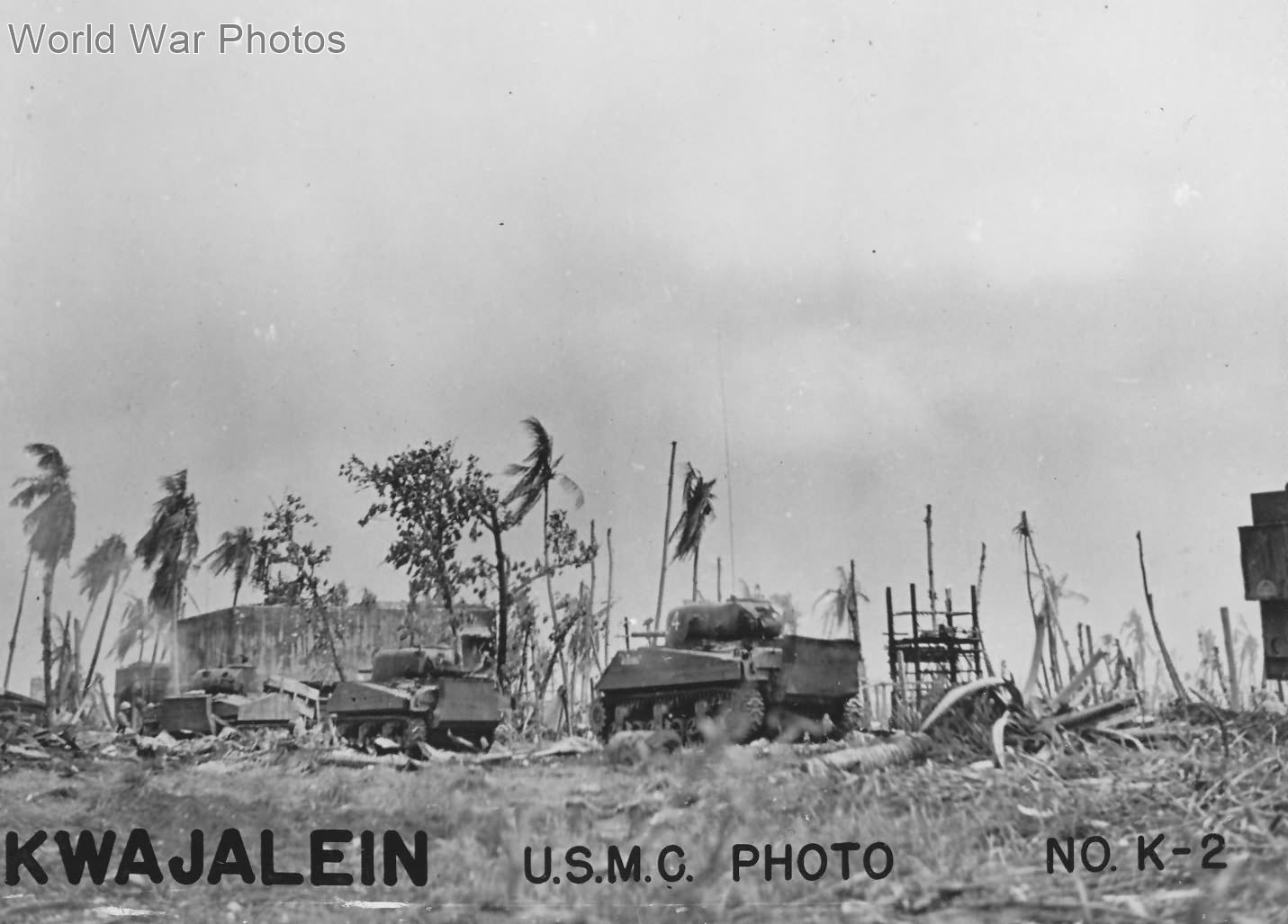 Shermans Battle of Kwajalein