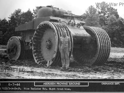 Remote controlled T10 mine exploder,