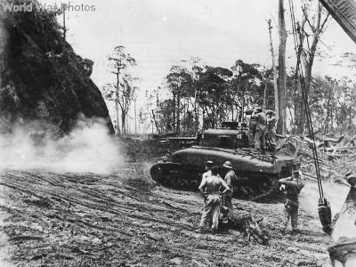 Troops use M4A1 to drill Hill at Pacific base 1944