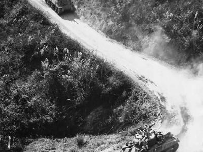 US and Chinese manned Shermans on the Burma 1945