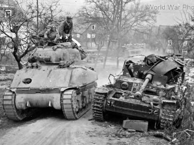 Up-armored M4A1 Remagen 1945