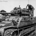 Field modified Marine M4A3 named „Davy Jones” of the 5th Tank Battalion, Iwo Jima