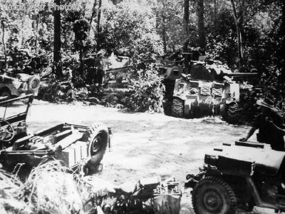 M4 Sherman and M3 Lee in Burma