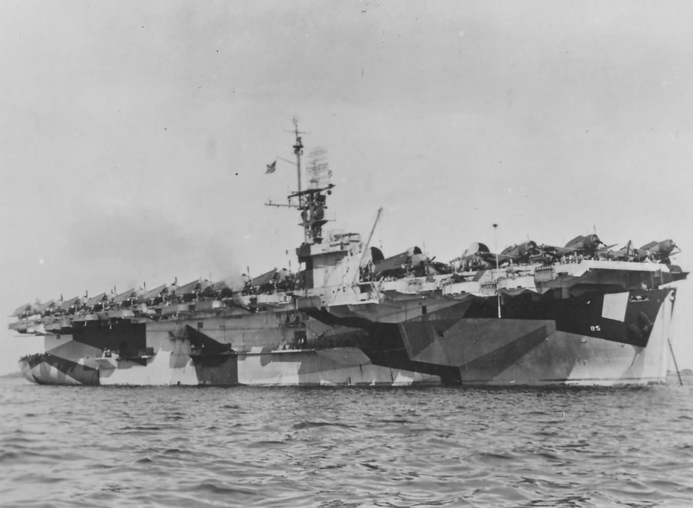 Escort carrier USS Shipley Bay CVE-85