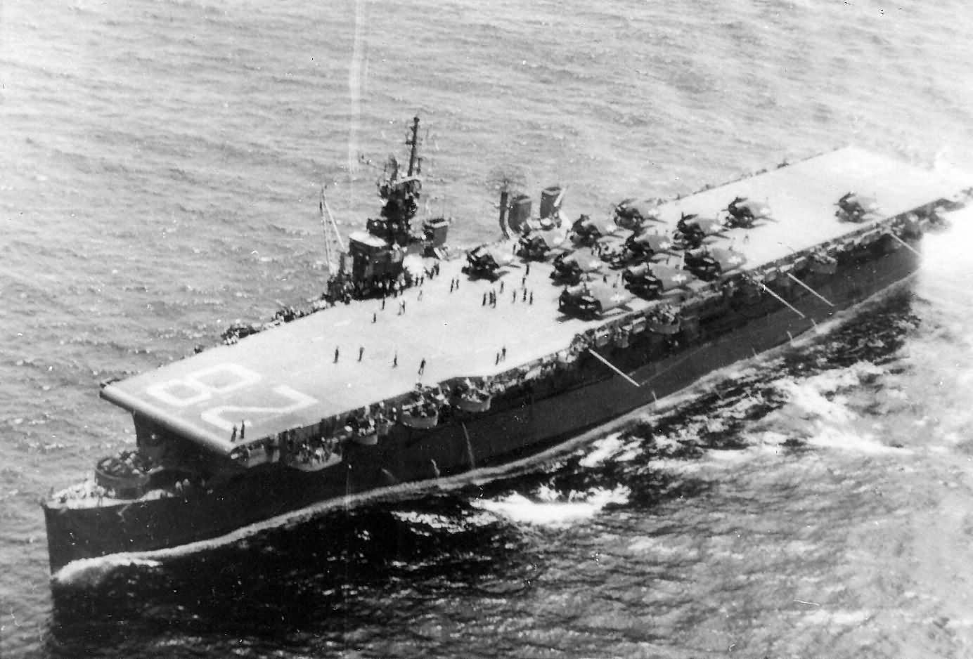 Light aircraft carrier USS Cabot CVL-28 1945