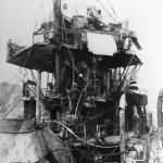 Destroyer USS Haraden DD-585 Hit By Japanese Kamikaze in Sulu Sea December 1944