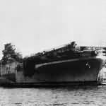Essex Class Aircraft Carrier USS Antietam CV-36 1945