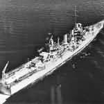 Light cruiser USS Nashville CL-43 stern view