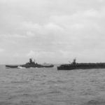 Battleships USS Alabama USS North Carolina and light aircraft carrier USS Cowpens