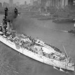 USS Arkansas in New York 1925