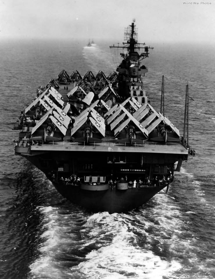 USS Bunker Hill (CV-17) stern
