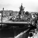 USS Bunker Hill Panama Canal, 17 September 1943