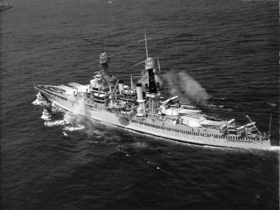 USS California off New York 1934
