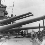 Forward 14-Inch guns of USS California