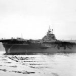 USS Franklin anchored at the Puget Sound Navy Yard 1945