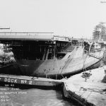 USS Hornet stern view