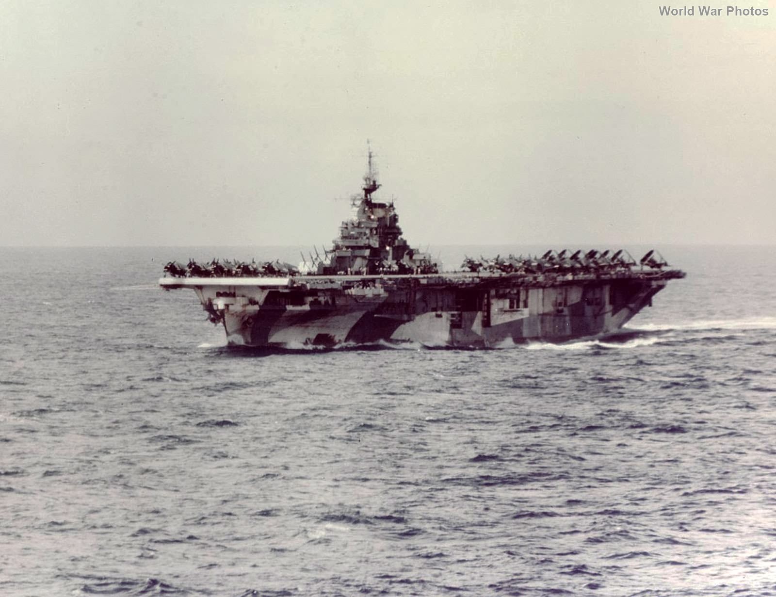 USS Hornet color photo