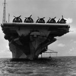Hellcats on Flight Deck of USS Hornet 1944