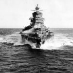 USS Idaho (BB-42) near Kwajelin 1944