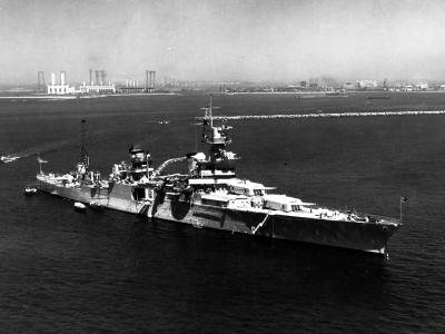 Cruiser USS Indianapolis (CA-35) San Pedro California 22 April 1935
