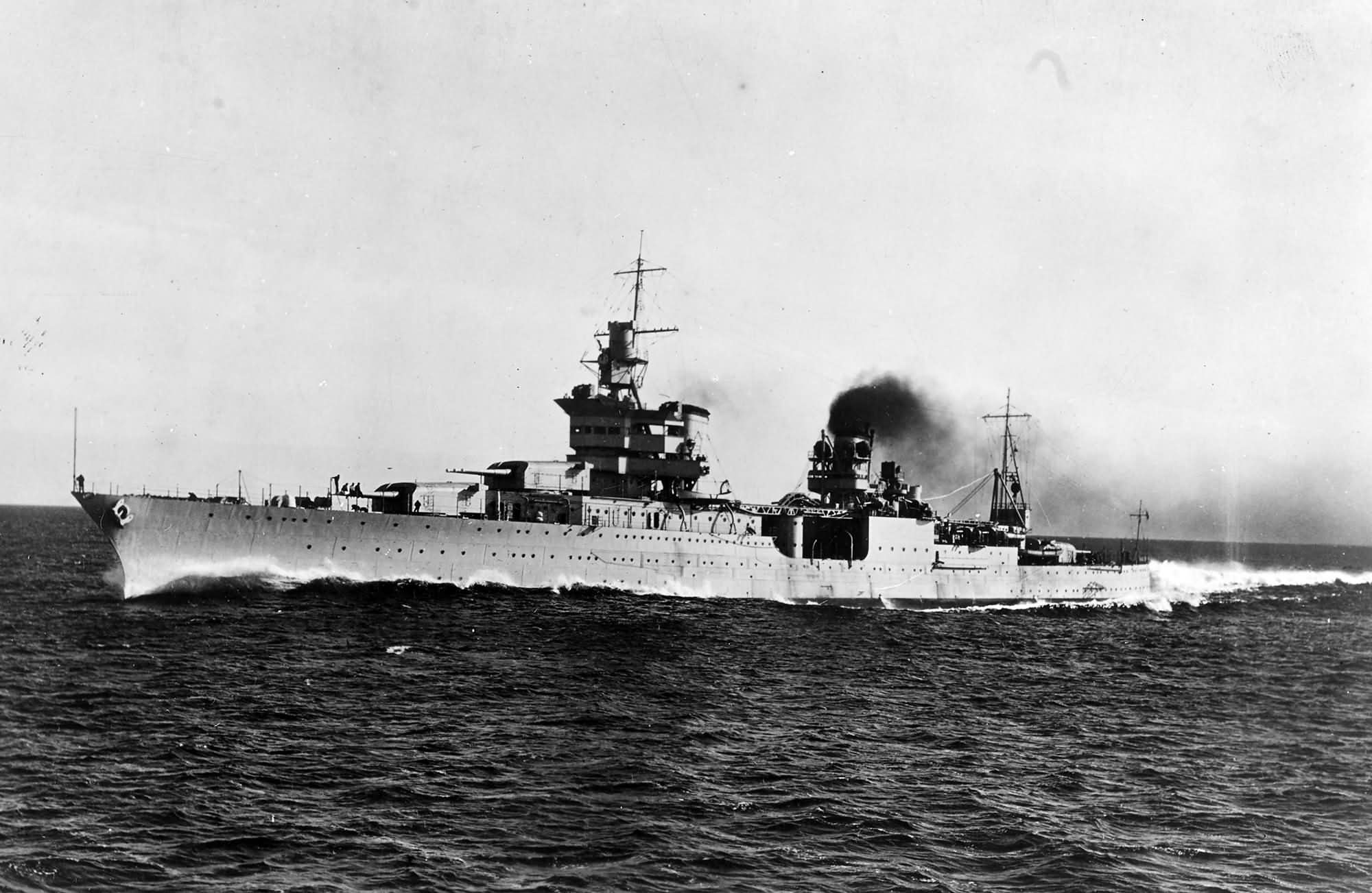 Cruiser USS Indianapolis during trials 1932