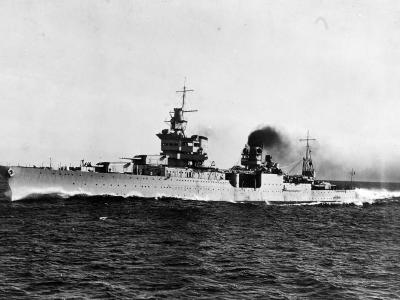 Cruiser USS Indianapolis during trials 1932