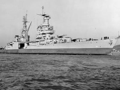 USS Indianapolis (CA-35) Mare Island Navy Yard California 9 December 1944
