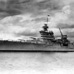 Cruiser USS Indianapolis (CA-35) at Pearl Harbor 1937