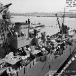 USS Indianapolis (CA-35) – Mare Island Navy Yard 19 April 1942 following overhaul