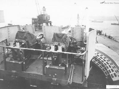 USS Iowa 1943 Quad Mount Bofors