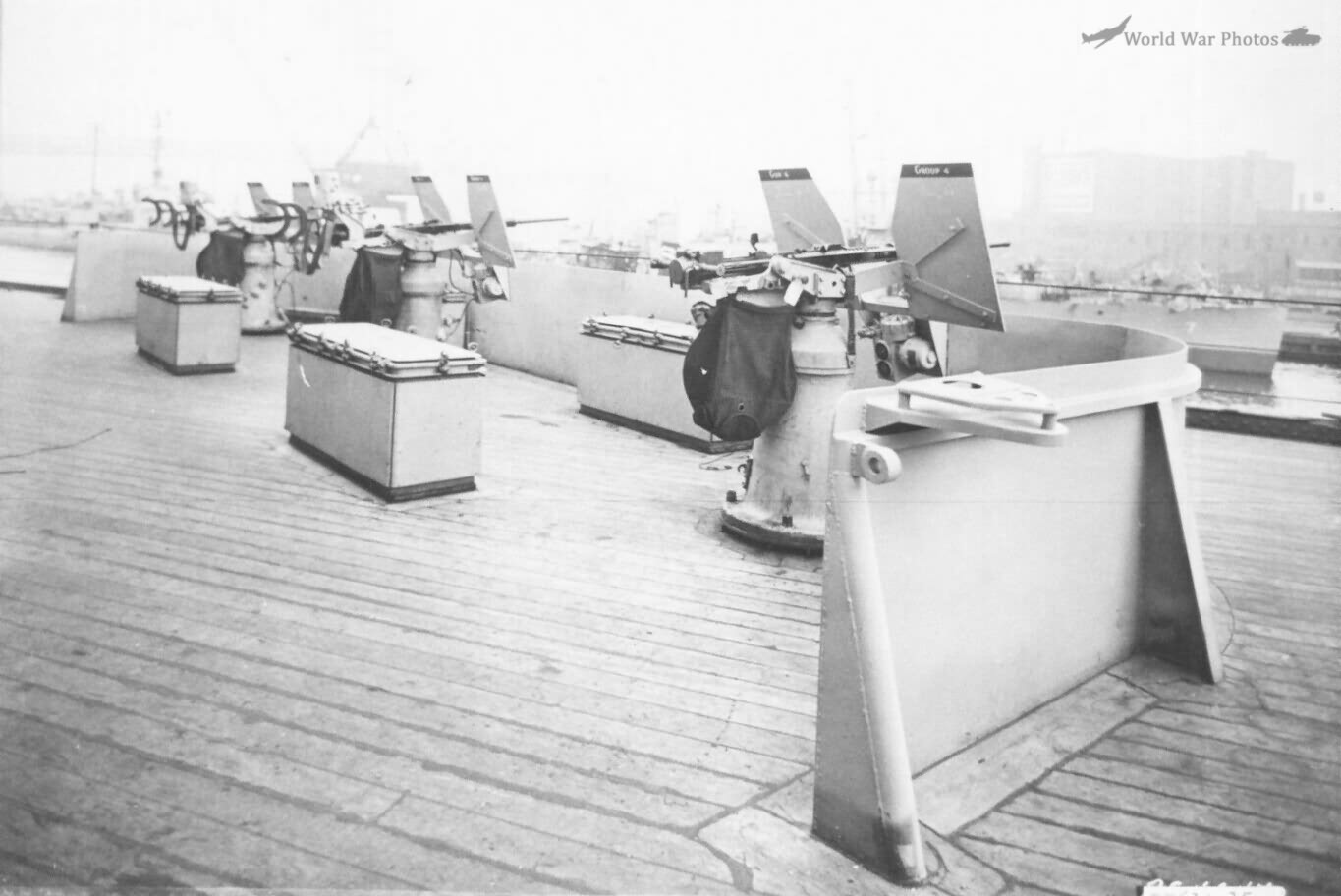 USS Iowa Oerlikon 20mm AA gun mount