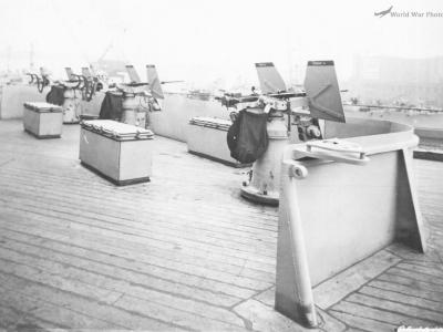 USS Iowa Oerlikon 20mm AA gun mount