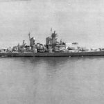 Battleship USS Iowa in April 1943