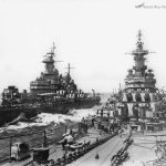 USS Missouri and Iowa
