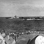 Aircraft carrier USS Langley and USS Hornet (CV-12)