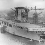 USS Lexington under construction in 1927