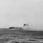 Aircraft carrier USS Lexington – abandon ship