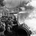 Battleship USS Maryland BB-46 during Pre Invasion Bombardment of Tarawa 20 November 1943