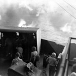 Battleship USS Maryland BB-46 during Pre Invasion Bombardment of Tarawa 20 November 1943 2
