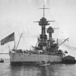 USS Maryland arriving in San Francisco Harbor 1928