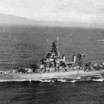 USS Maryland underway, 8 November 1942