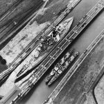 USS Maryland Panama Canal 1934