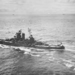 Battleship USS Mississippi at Sea ’45