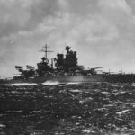 Battleship USS Mississippi at Sea ’42