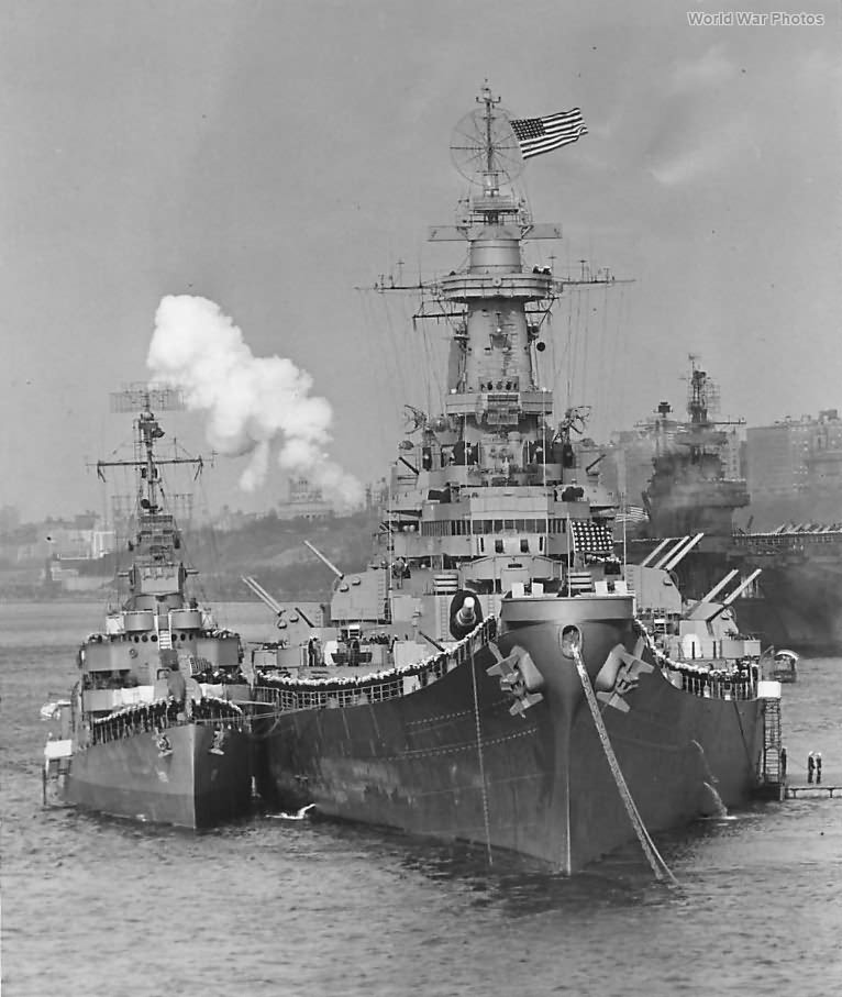 USS Renshaw Missouri and Lexington