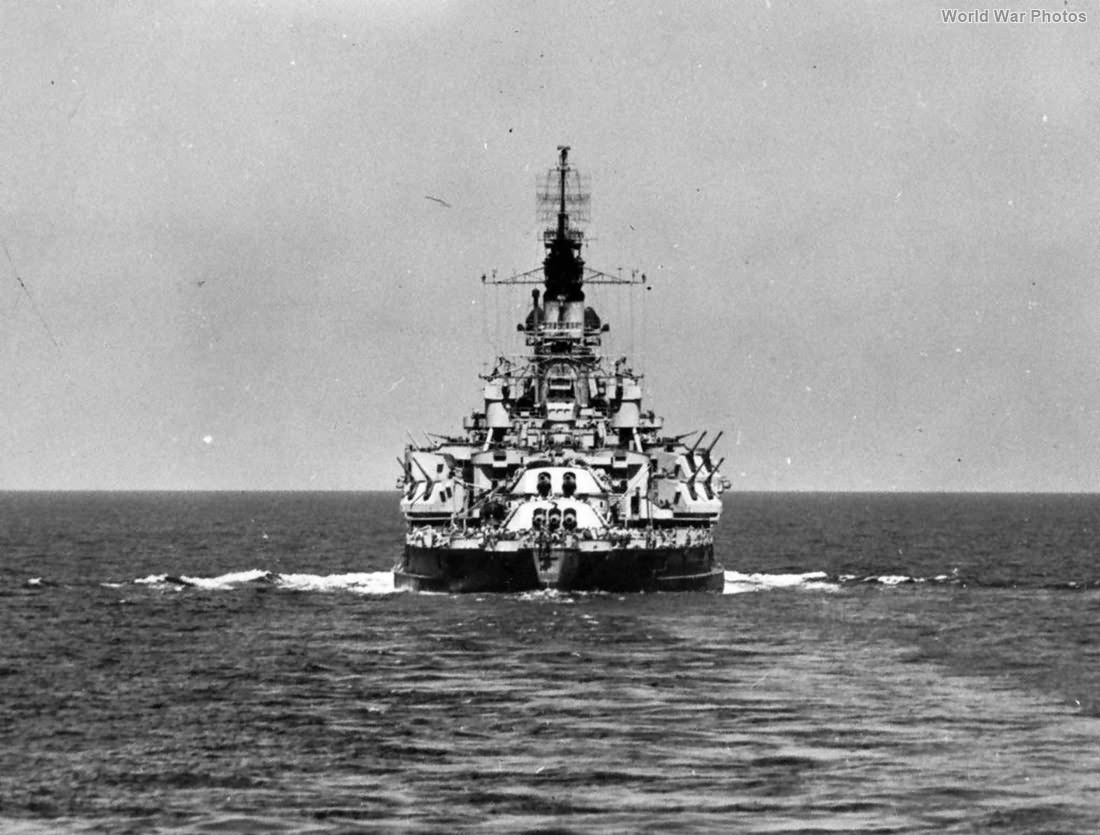 Battleship USS Nevada stern view