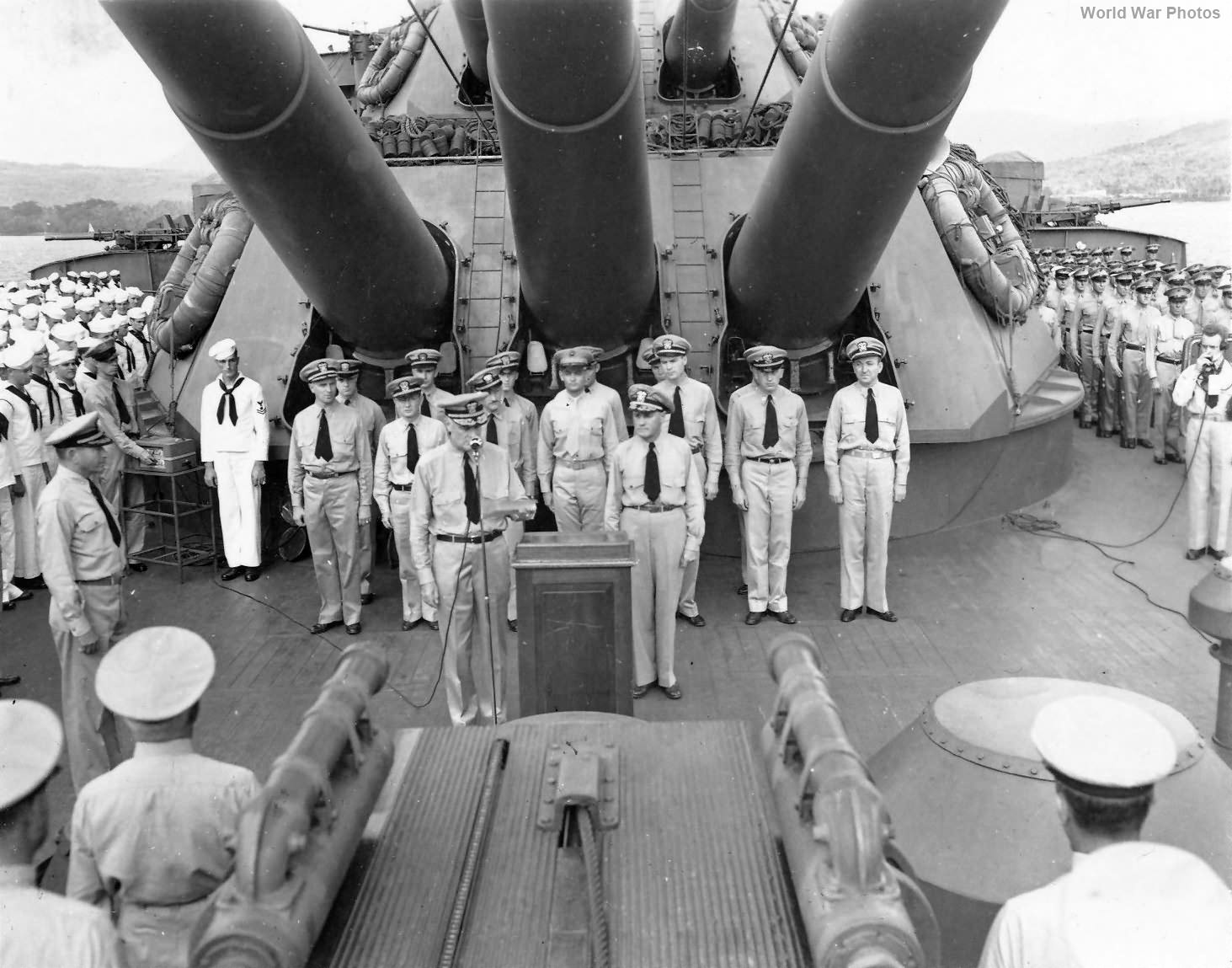 USS New Mexico Change of Command at Efate 2