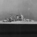Broadside view of Battleship USS New Mexico
