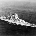 Battleship USS New Mexico underway