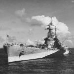 USS North Carolina Ulithi anchorage 21 November 1944